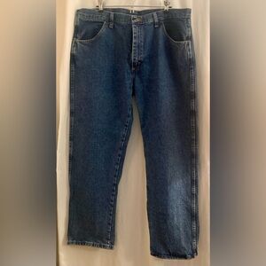 Wrangler Classic Men's Denim Blue Jeans 100% Cotton Size 38x29